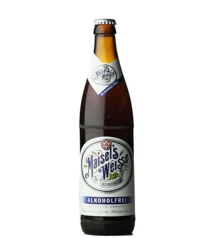 Пиво Maisel безалкогольное пшеничное нефильтрованное стеклянная бутылка