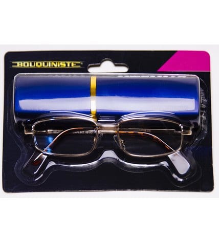 Комплект Bouquiniste 4 в 1 очки корригирующие для чтения +3,0 + футляр + салфетка из микрофибры + шнурок