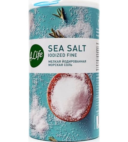 Соль 4Life Морская мелкая йодированная