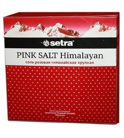 Соль Setra розовая гималайская крупная