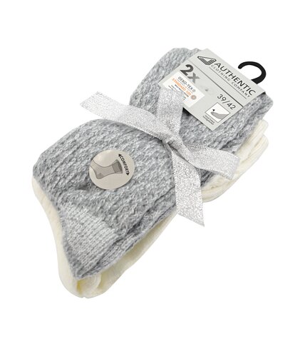 Носки женские Authentic Сlothing Сompany 19.8.2 L полиэстер белый-серый p 39-42 купить в Москве