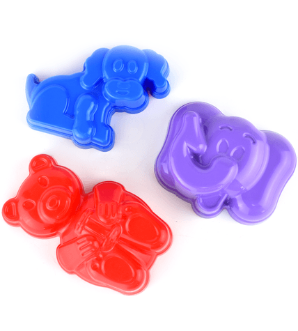 Игровой набор ZebraToys формочки 3 шт купить