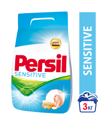 Стиральный порошок Persil Sensitive для чувствительной кожи 3 кг