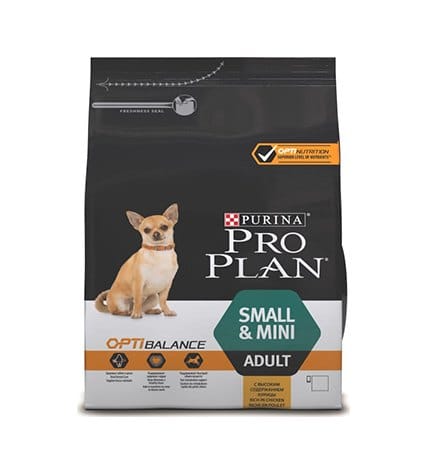 Корм Purina Pro Plan для собак для мелких пород курица и рис 700 г