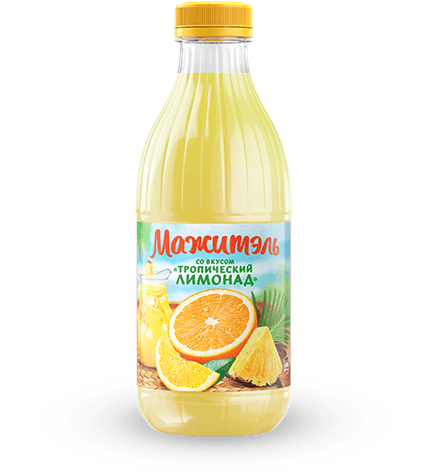Сывороточный напиток Мажитэль Тропический лимонад 0,04% 950 мл