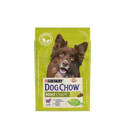 Корм Purina Dog Chow Adult для взрослых собак с ягненком 800 г