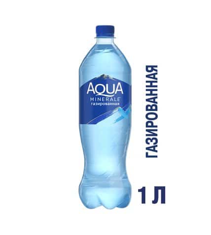 Вода питьевая Aqua Minerale газированная столовая 1 л