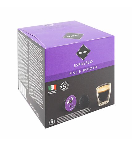 Кофе Rioba Dolce Gusto Espresso в капсулах 7 г х 16 шт