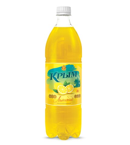 Напиток безалкогольный Крым «Лимонад» сильногазированный ГОСТ ПЭТ 12 шт × 1 л