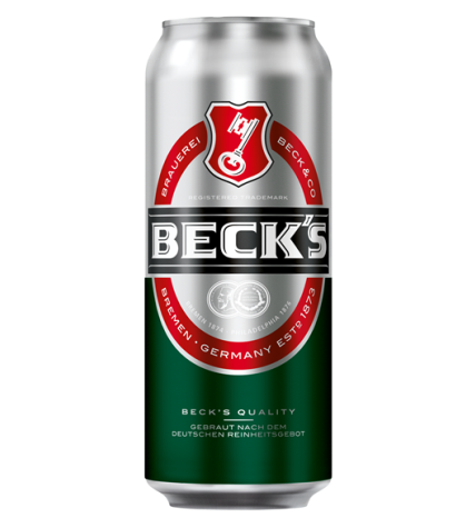 Пиво безалкогольное Beck's Blue светлое 0,33 л
