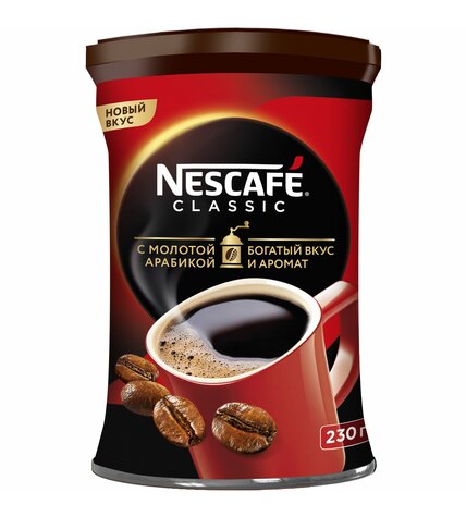 Кофе Nescafe Classic растворимый 230 г