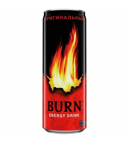 Напиток энергетический Burn Оригинальный 0,25 л