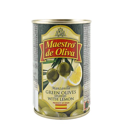 Оливки Maestro de Oliva с лимоном