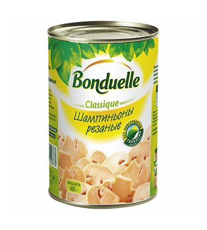 Грибы шампиньоны Bonduelle резаные