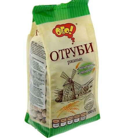 Отруби ОГО! Ржаные экструдированные