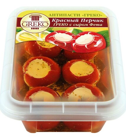 Красный перец Greco с сыром Фета