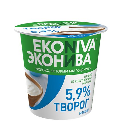 Творог мягкий ЭкоНива 5,9% 125 г