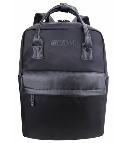 Рюкзак-сумка Luckysky черная 29 х 41 х 16 см