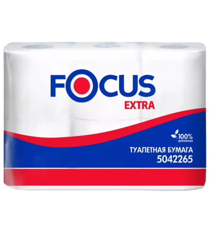 Туалетная бумага Focus Extra 6 шт