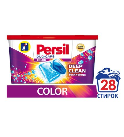 Капсулы для стирки Persil Duo-Caps Color 360° для цветного белья 28 шт