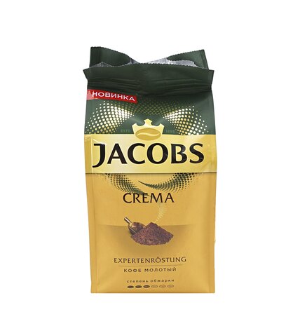 Кофе Jacobs Crema жареный молотый 230 г