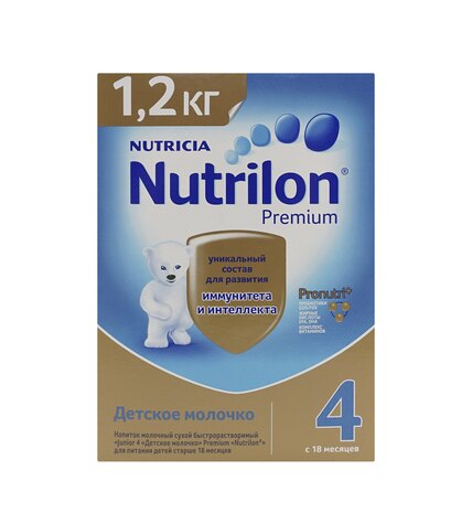 Детское молочко Nutrilon 4 Premium детская с 18 месяцев 1,2 кг