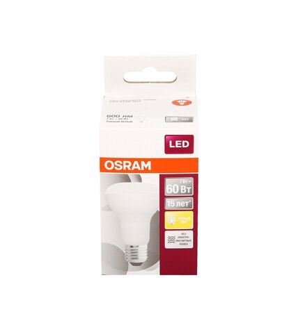 Лампа светодиодная Osram LED R63 E27 7 Вт теплый свет
