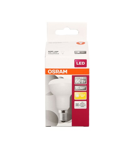 Лампа светодиодная Osram LED R50 E14 7 Вт теплый свет