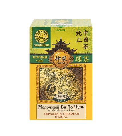 Чай зеленый Shennun Молочный Би Ло Чунь листовой 100 г