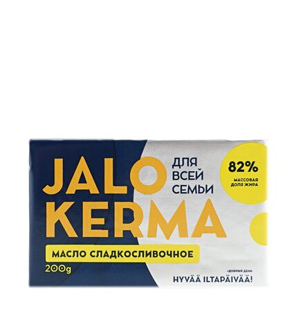 Сливочное масло Jalo Kerma 82% бзмж 200 г