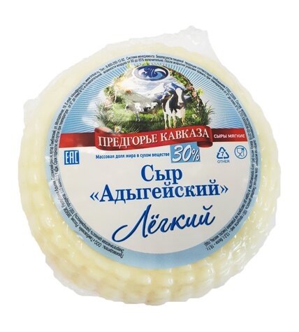 Сыр Предгорье Кавказа адыгейский легкий бзмж 300 г