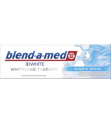 Зубная паста Blend-a-med 3D White отбеливающая бережная чистка 75 мл