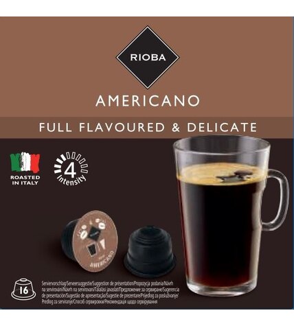 Кофе Rioba в капсулах Dolce Gusto Americano 16 шт