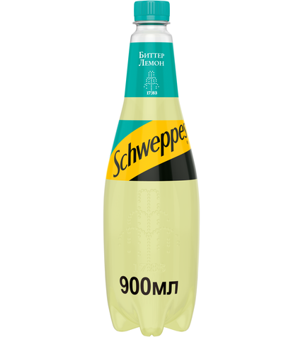 Газированный напиток Schweppes Биттер Лемон 0,9 л