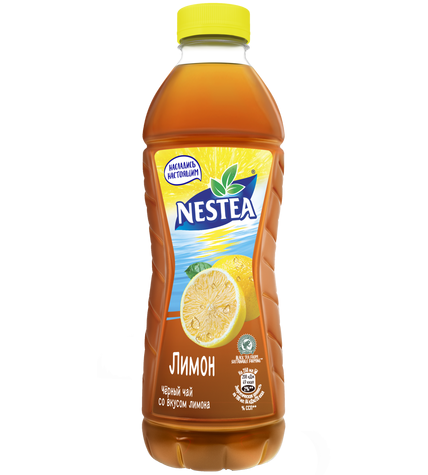 Холодный чай Nestea черный лимон 0,5 л