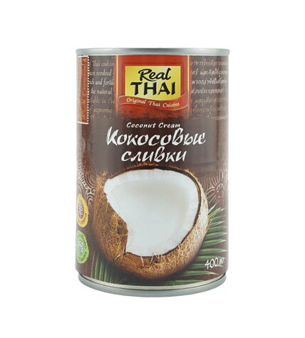 Сливки кокосовые Real Thai 95% 400 мл