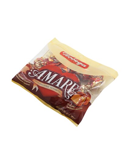 Шоколадные конфеты Победа вкуса Amare вареная сгущенка-карамельная крошка-топленое молоко 200 г