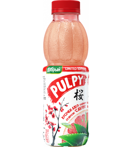 Напиток сокосодержащий Добрый Pulpy сакура 0,45 л