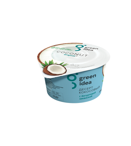 Десерт кокосовый Green Idea с йогуртовой закваской 140 г