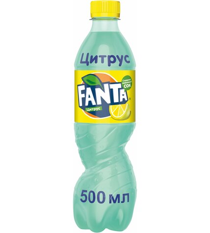 Газированный напиток Fanta Цитрусовый микс 0,5 л