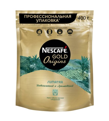 Кофе Nescafe Gold Origins Sumatra растворимый 400 г