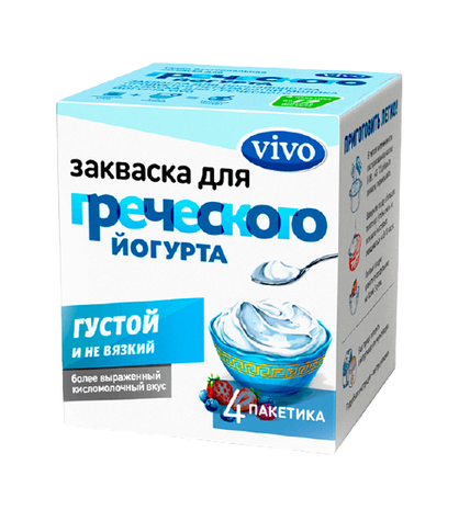 Закваска для греческого йогурта Vivo 500 г х 4 шт