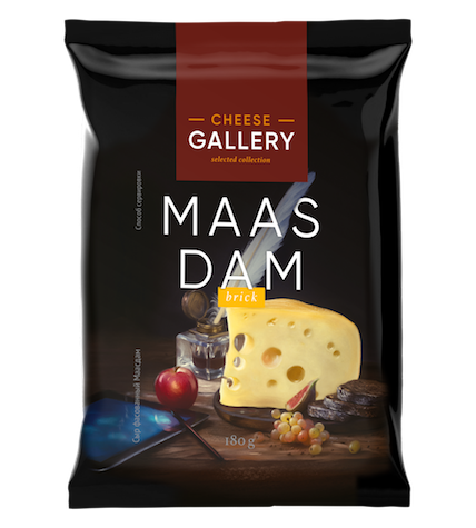 Сыр твердый Cheese Gallery Maasdam 180 г