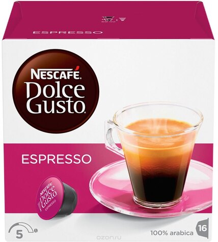Кофе Nescafe Dolce gusto Эспрессо в капсулах 16 шт