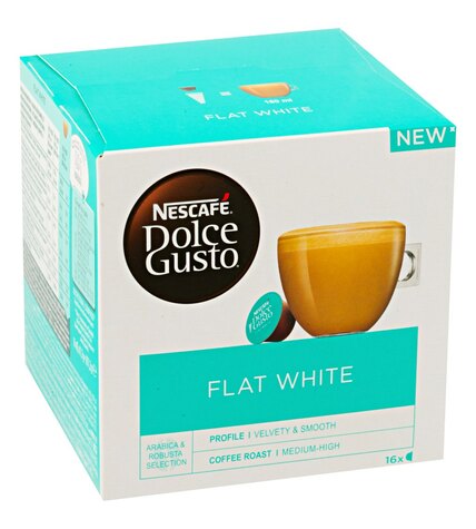 Кофе Nescafe Dolce Gusto Flat White в капсулах 11,7 г х 16 шт