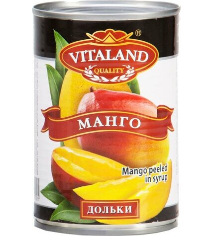 Манго Vitaland дольки в сиропе