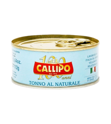 Тунец Callipo филе в собственном соку 160 г