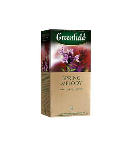 Чай черный байховый Greenfield Spring Melody в пакетиках 1,5 г х 25 шт