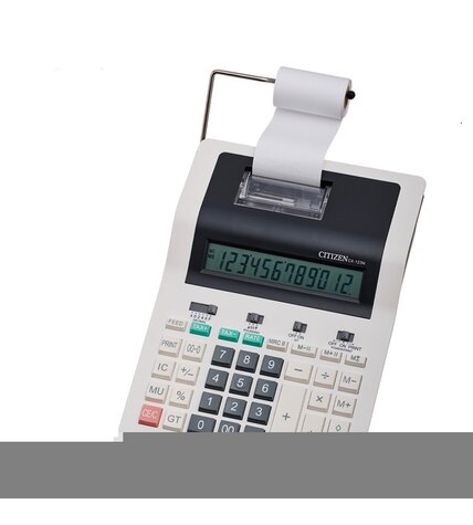 Калькулятор Citizen CX-123N печатающий 12 разрядов 202 х 267 х 77 мм