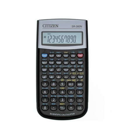 Калькулятор Citizen SR-260N 10+2 разрядов 80 х 154 х 14 мм